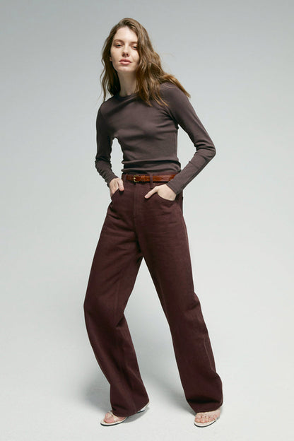 Slope Curve Jeans HJ039