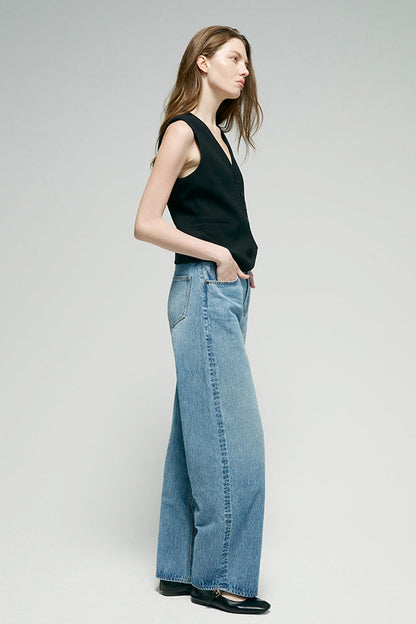 Slope Curve Jeans HJ039