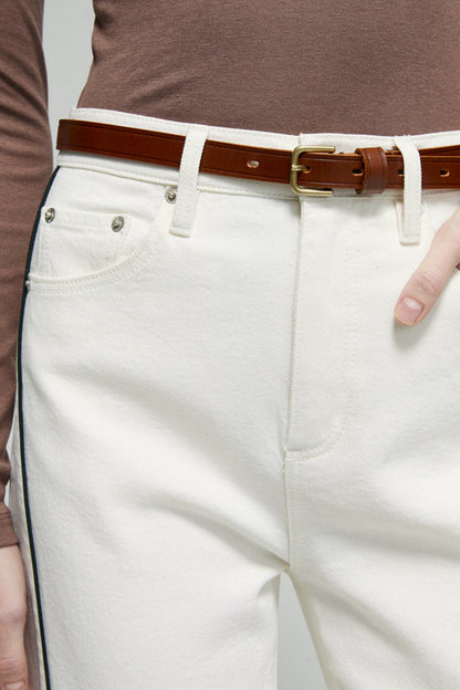 Crush Curve Ankle Jeans HJ052