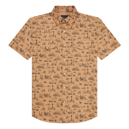 Signature Pearl Snap - West Texas Toile